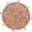 Cluck Hand Tufted Cotton Brown Rug
