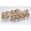 Lenong Outdoor - Piece Teak Dining Set-594780301