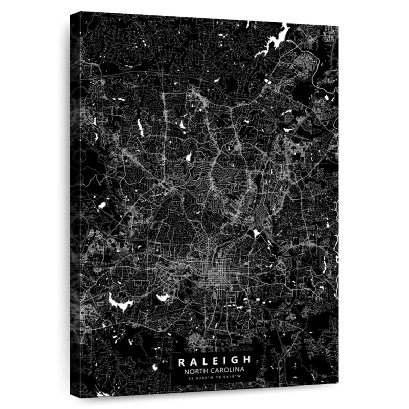 Carte de Alale Raleigh, H 24 po x l 16 po