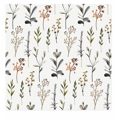 «Botanical May Wildflowers I Cottage», reproduction d'art non encadrée