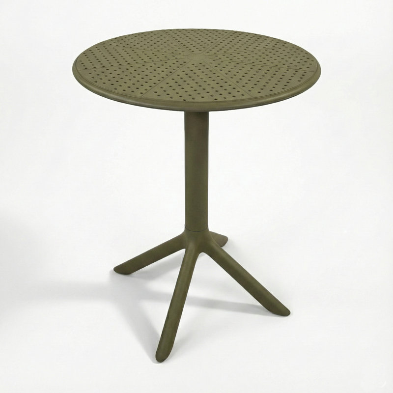 Round Outdoor Bistro Table , 60cm cm W 60cm cm D, Green
