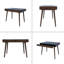 Bureau d'écriture avec grands tiroirs, table d'ordinateur pour espace de travail ou entrée