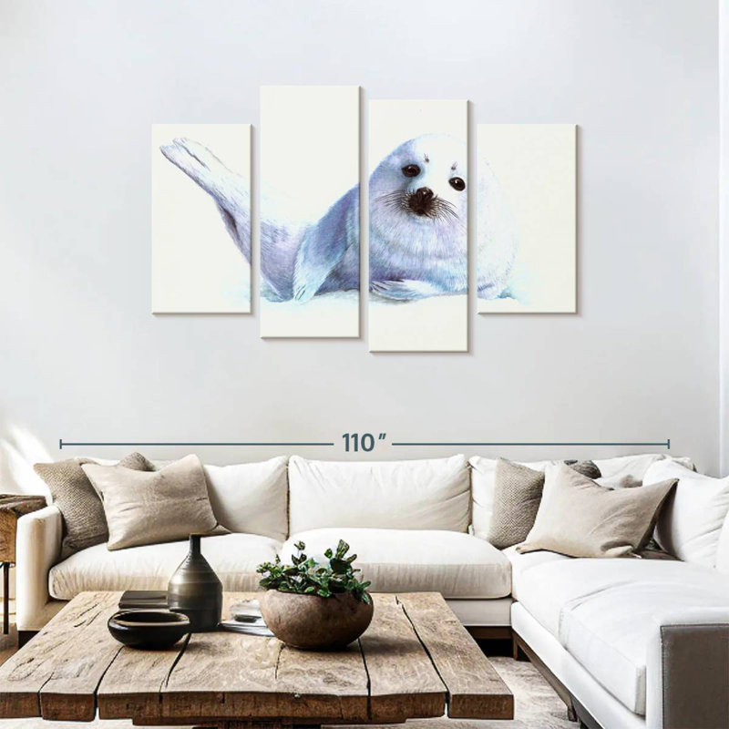 Brampt Seal, 48" H x 75" W