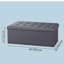 Reyaan 110cm Wide Tufted Rectangle Solid Colour Standard Ottoman with Storage-1653413723