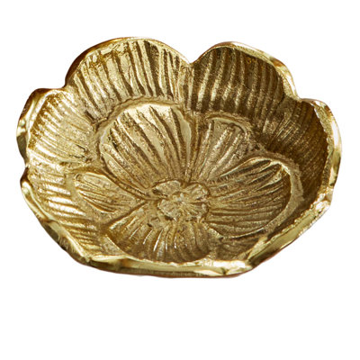 Petit plat en aluminium coulé Blossom