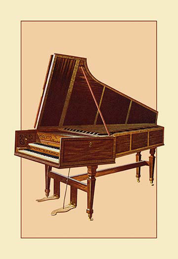 « the empress harpsichord » par theodore thomas, impression