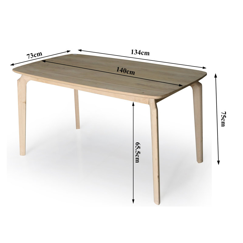 Rousseau Solid Wood Dining Table