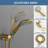 Wall Mounted Solid Brass Complete Shower System,5 Functions Shower Kit With Rough-In Valve-112444673