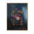 Toile avec cadre flottant brun