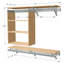 Tablette double avec tablettes réglables-26704179-26704170