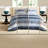 Modern Bedding Sets Twin Polyester Stripe Comforter Set For Home