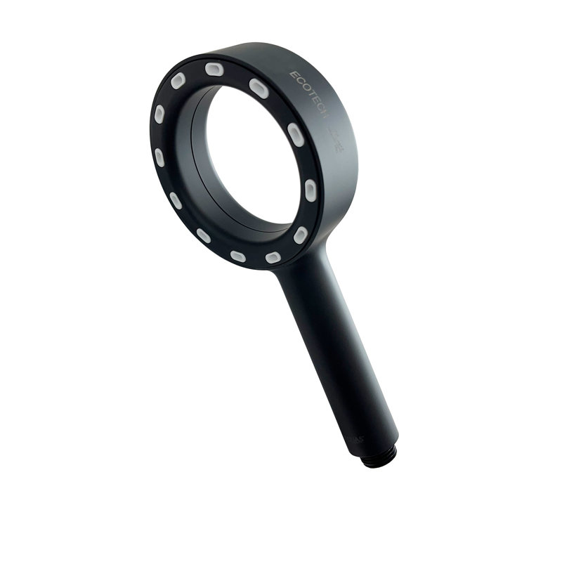 Ecotech Full/Standard Handheld Shower Head, Matte Black