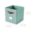 Bacs de rangement | Boîte de rangement en forme de cube avec porte-étiquettes-435358895-435358889