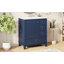 Meuble-lavabo simple 30 po avec lavabo en céramique 30 po, 3 tiroirs, porte à fermeture douce avec tablettes, autoportant