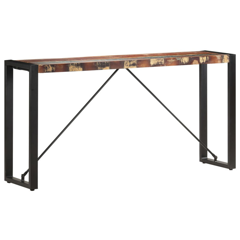 Winningham Solid Wood Top Console Table, H76 x W150 x D35cm