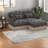 Deep Seat Sofas, Chenille Modular Leopard Modern Style For Home