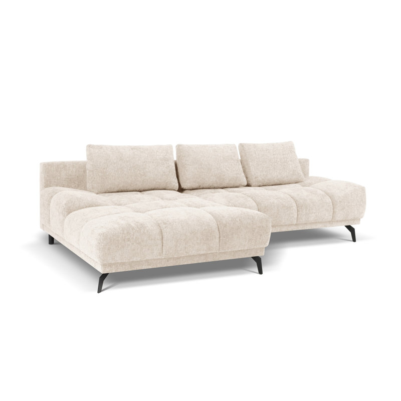 Cuthrell 5 Seater Sofa Bed, Beige, Left Hand Facing