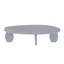 Table basse moderne à motif de galets-30299380