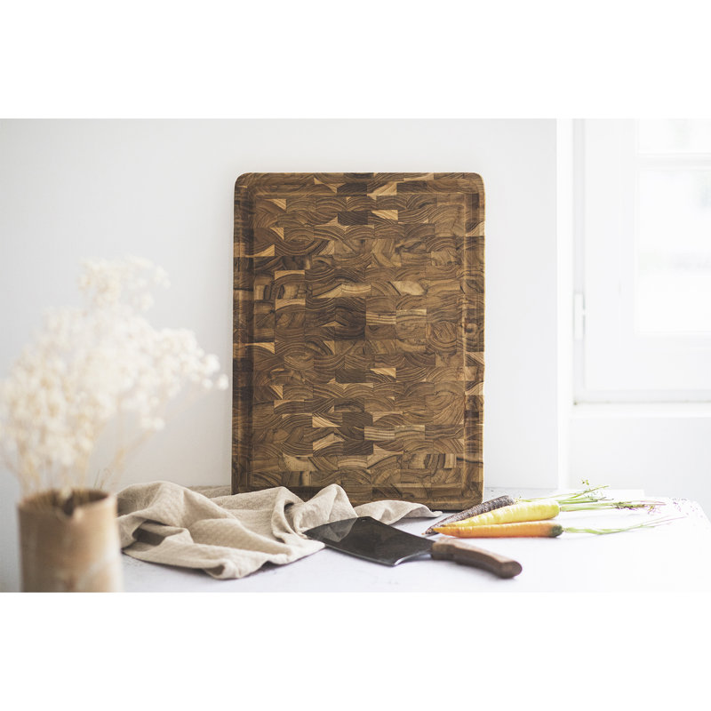 Tramontina End Grain Chopping Board 45 X 34 Cm