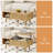 37" Lift Top Coffee Table, Fluted Modern Rectangle Center Table With Storage, Wood Living Room Center Table With Open Storage Cubby, For Home Office, Small Space-1829713303