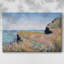 Bord de la falaise, Pourville, 1882, toile tendue avec châssis-760694718