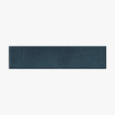 Home Navy Glossy 2 1/2x10 Porcelain Tile