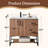 36" Modern Free-Standing Single Bathroom Vanity With shelfs & 2-Drawers-414653208