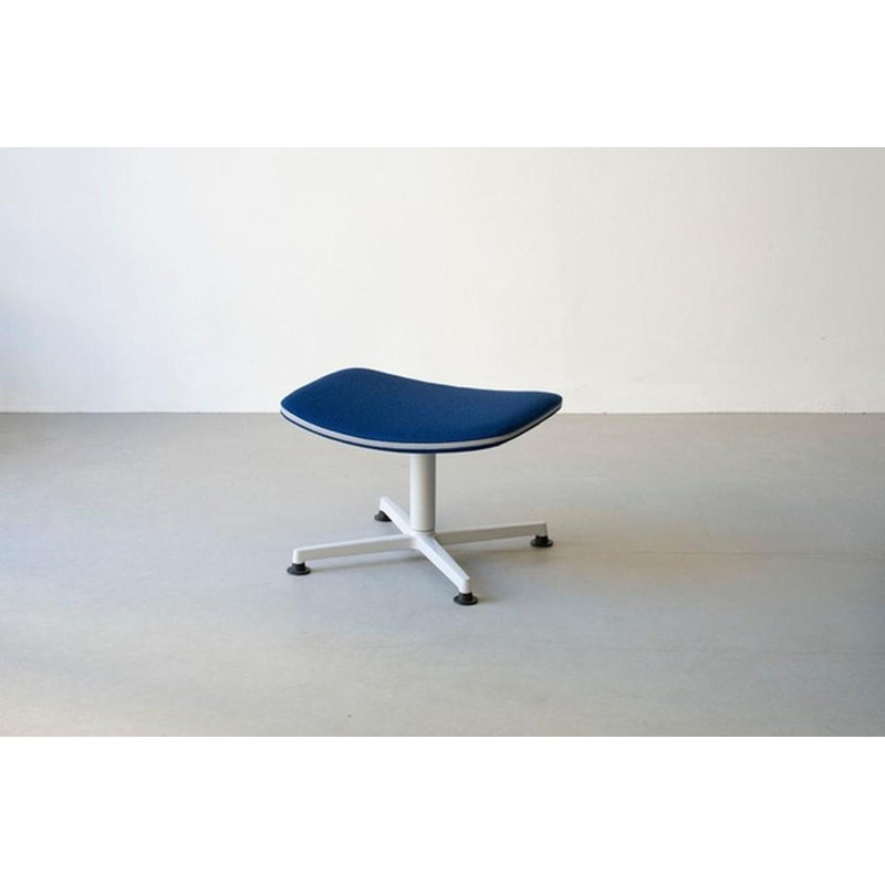 Arba Ottoman, Light Gray, Blue