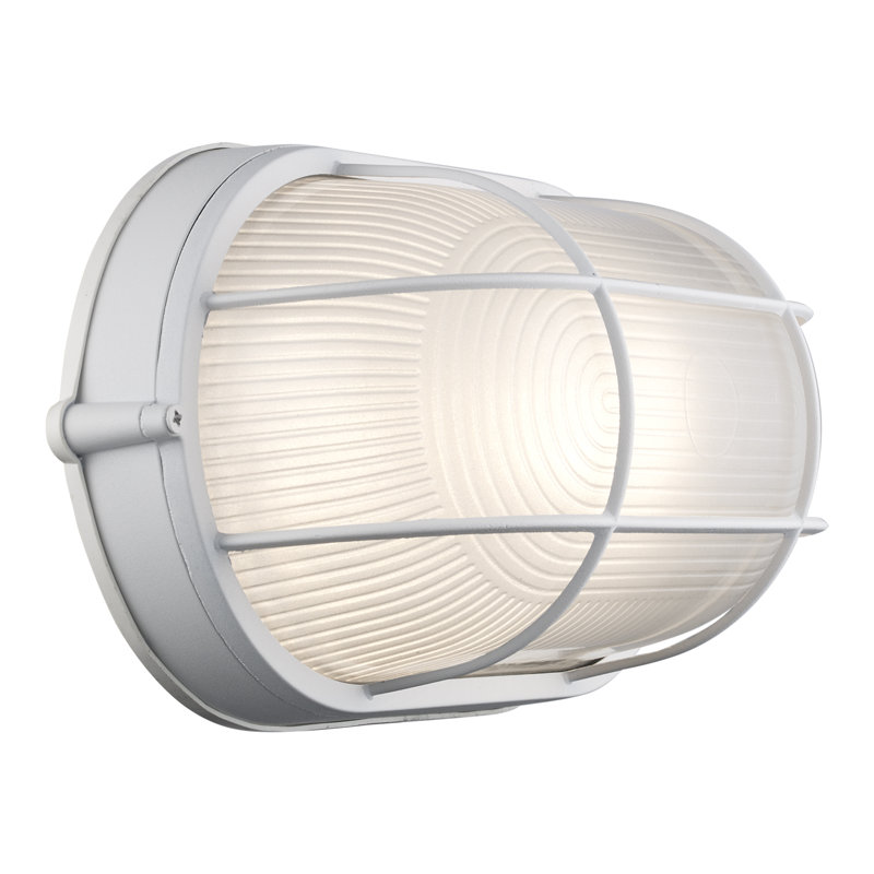 Luminaire de type hublot pour l'extérieur Alwigh, Blanc