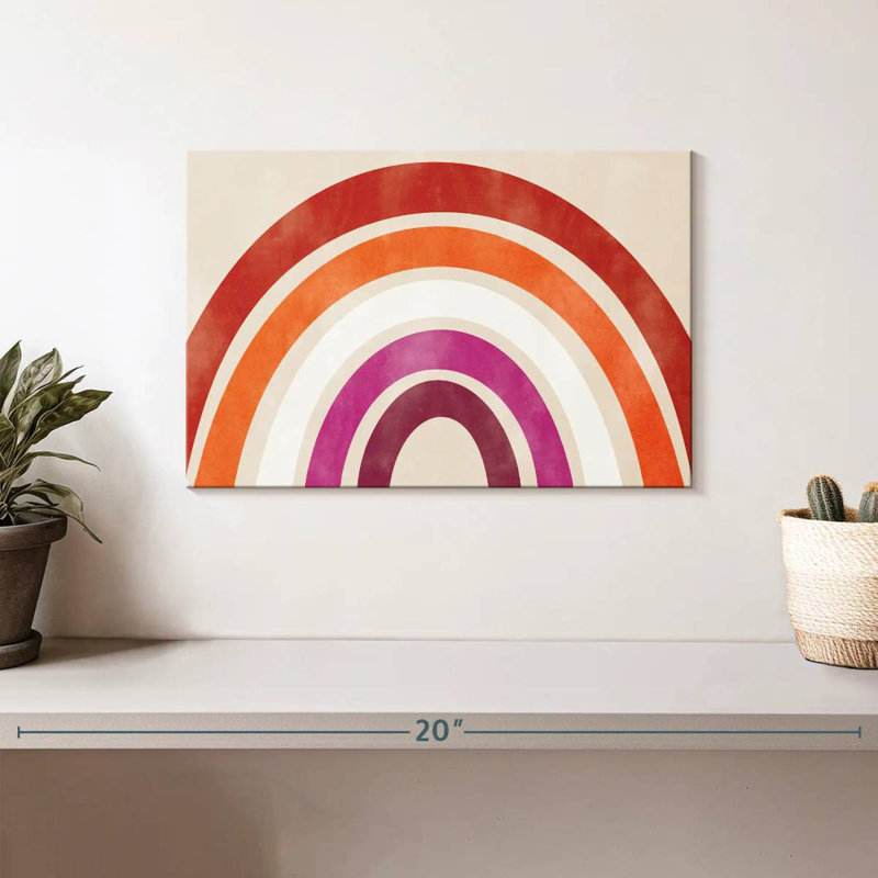 Lesbian Colors Rainbow, 8" H x 12" W