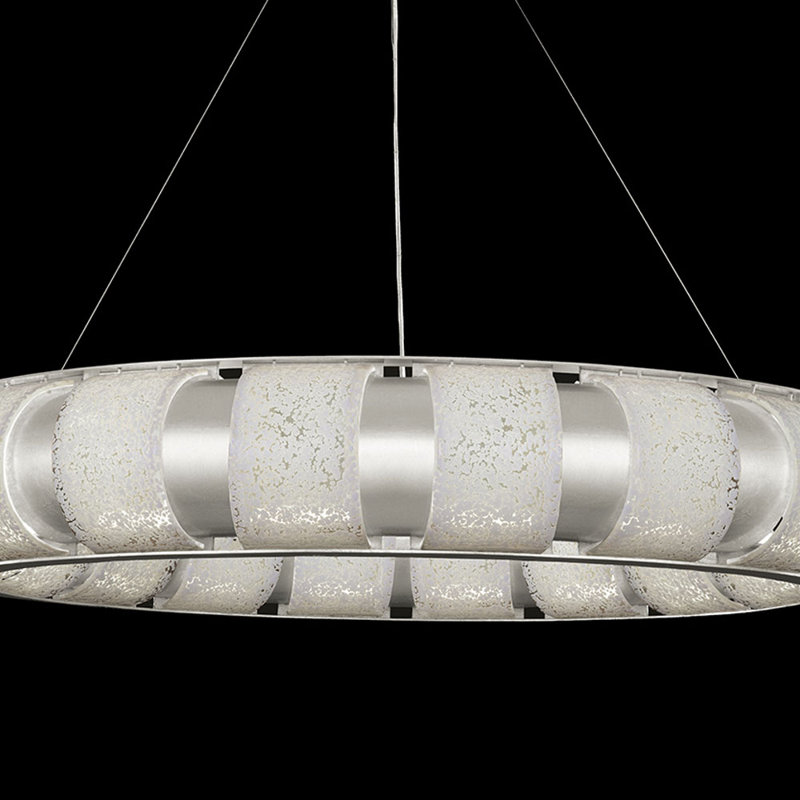 Bond 18 - Light LED Pendant, Clear, Silver