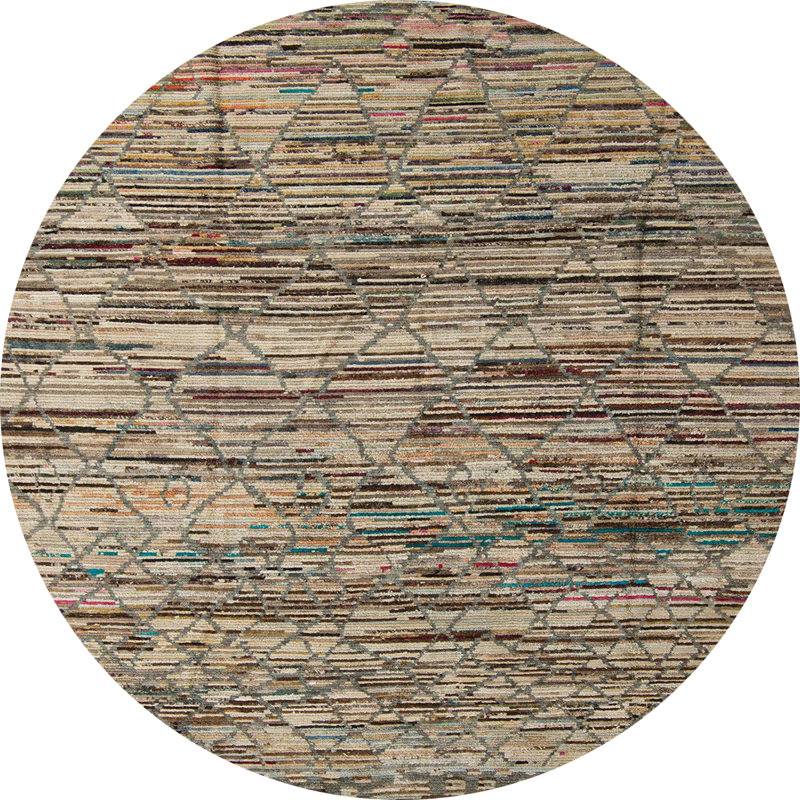 Tapis abstrait moderne 5123, Rond 4 pi