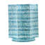 Tabouret avec design Capiz, bleu multi