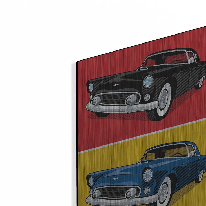 «1956 Thunderbird Classic Car» par Ron Magnes, H 16 po x l 24 po