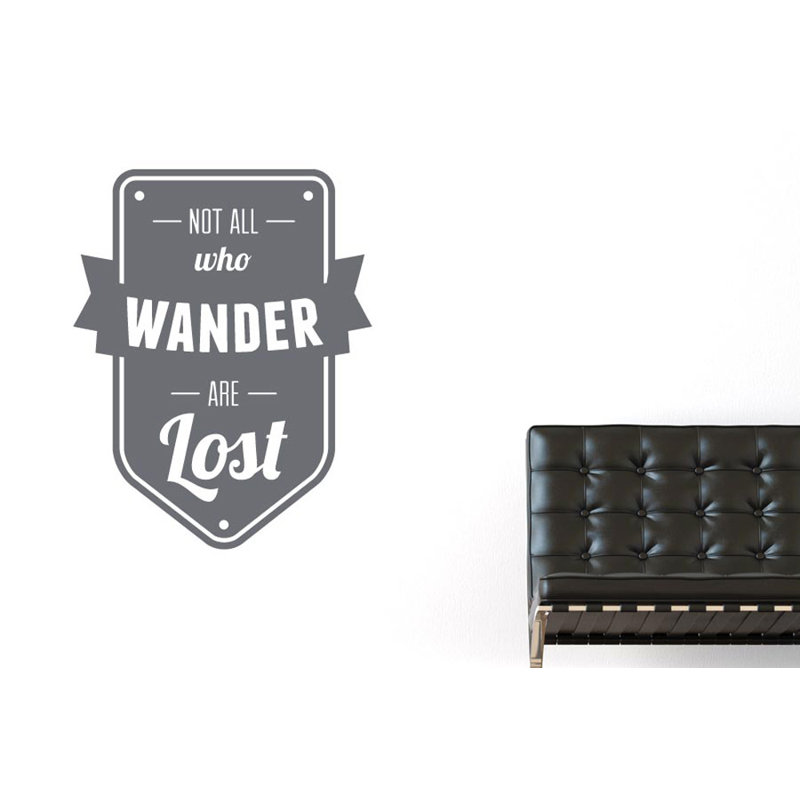 Wall Decal, Grey, Medium