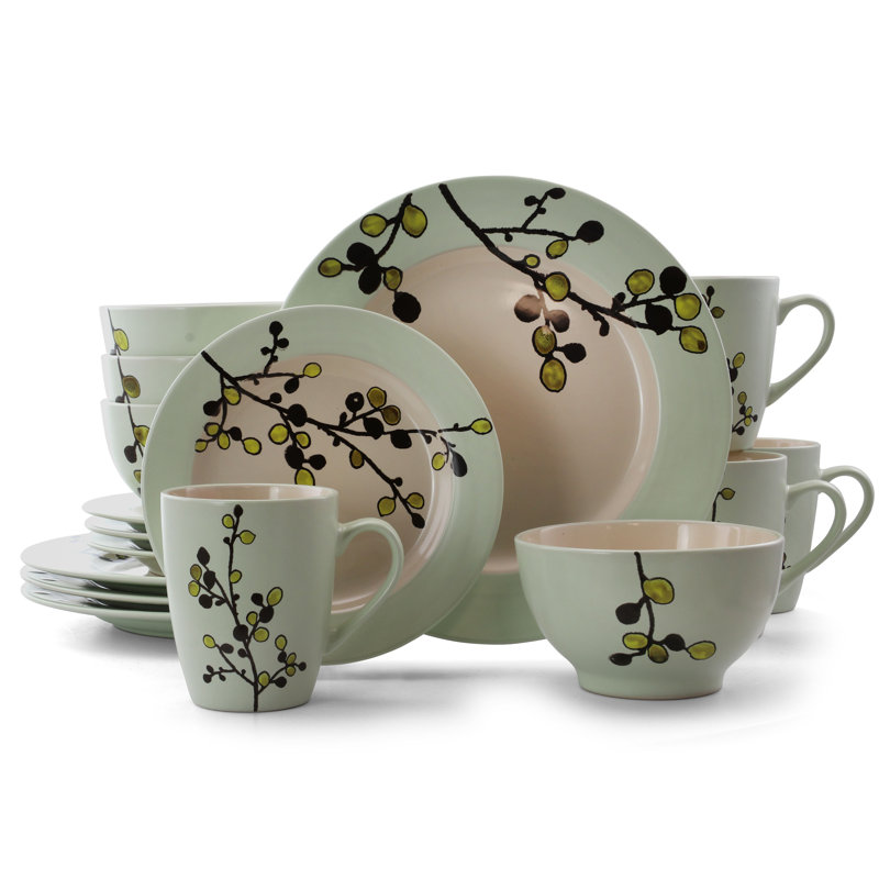 Goodloe 16 Piece Stoneware Dinnerware Set - Service for 4