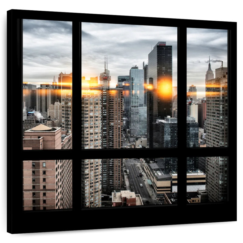 Nicci New York View From The Window - Times Square