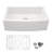 30" L x 21" W Undermount Ceramic Farmhouse Kitchen Sink Porcelain Single Bowl Kitchen Sink-125038316-125038317