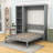 Ellettsville Murphy Bed Wall Bed With Shelves-753576361-804117388