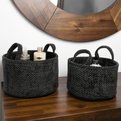 17 Stories Fabric Decorative Basket