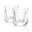 JoyJolt Aurora Whiskey Glasses, 7.4oz.