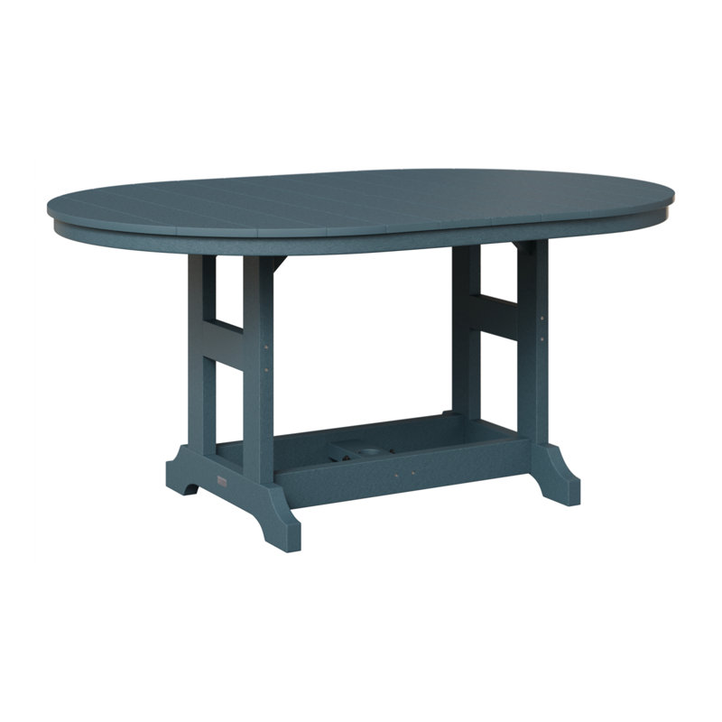 Table de salle à manger à hauteur de comptoir 64 po Berlin, Ardoise, H 35,5 po x l 44 po x P 64 po