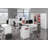 Latitude Run R60 office bookcase with drawers and four levels