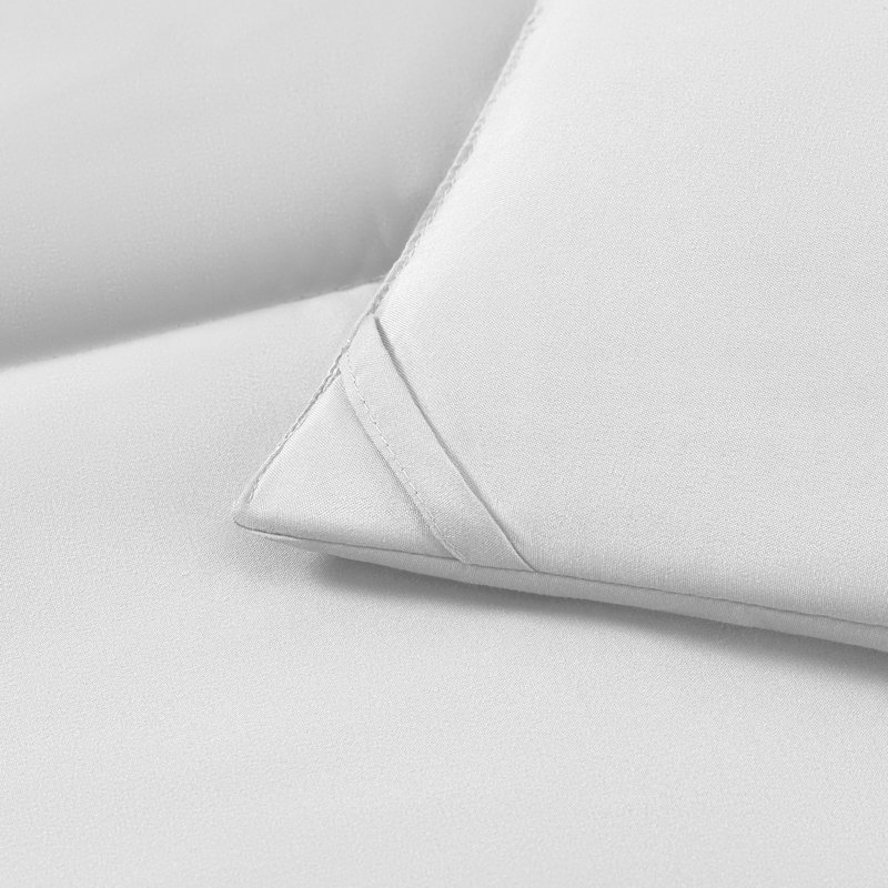 Breathable Box-stitch All Season Down Alternative Comforter, Queen Comforter, White