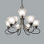 Lustre classique/traditionnel 9 lumières ombrée Canaday-1574791252