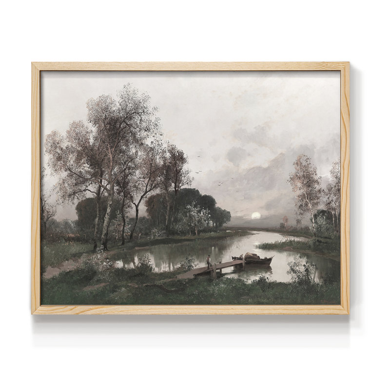 Paysages rétro-CCDCLXXVVI - impression encadrée - réaménageable