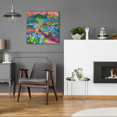 Mystic Trail' by St. Hilaire Elizabeth, Acrylic Glass Wall Art, 24"x24"