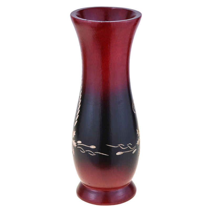 Handmade Wood Table Vase