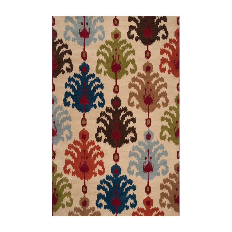 Romulus Wool Ikat Indoor Rug, Rectangle 9' x 13'