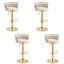 Christal Height Adjustable Swivel Bar Stool-425865239-425865242